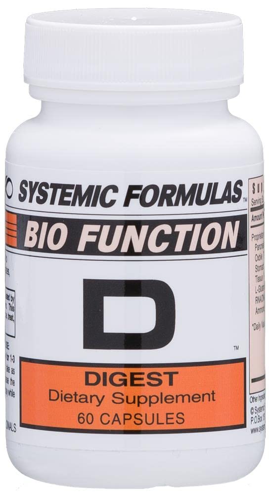 Systemic Formulas D - daily 60 capsules front view