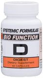 Systemic Formulas D - daily 60 capsules front view