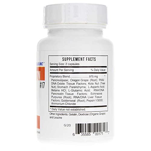 Systemic Formulas D - daily capsules beside a measuring spoon