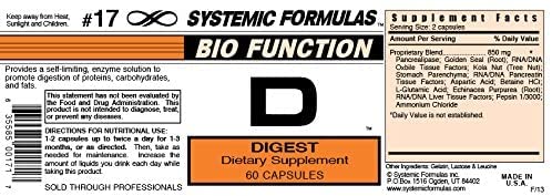 Systemic Formulas D - daily packaging with product details