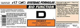 Systemic Formulas D - daily packaging with product details