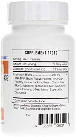 Systemic Formulas Gb Supplement 9g side view