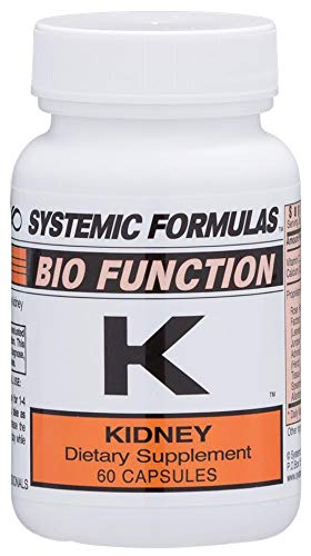 Systemic Formulas K Kidney blended vitamin and mineral supplement front view
