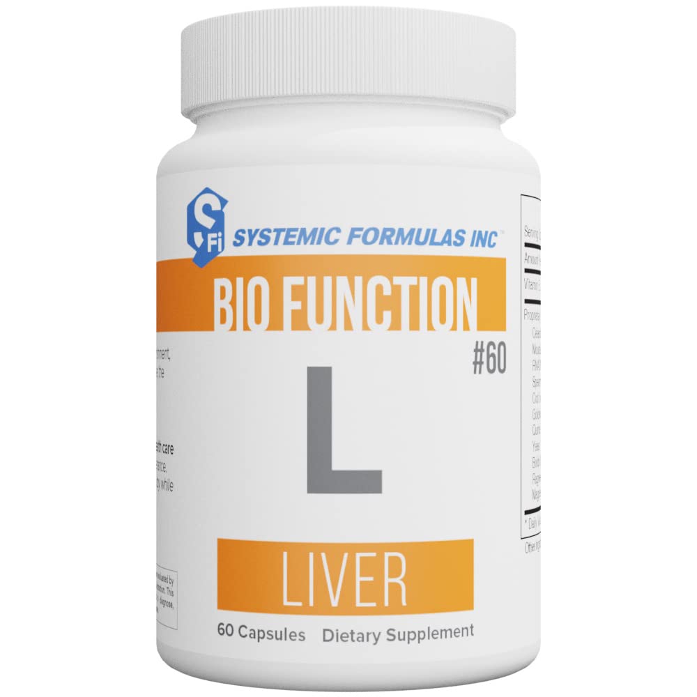 Systemic Formulas Liver Support Supplement front view with packaging