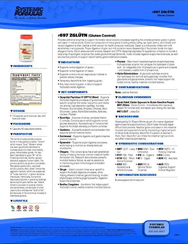Systemic Formulas ZGLUTN Multi-Enzymes 23g packaging details