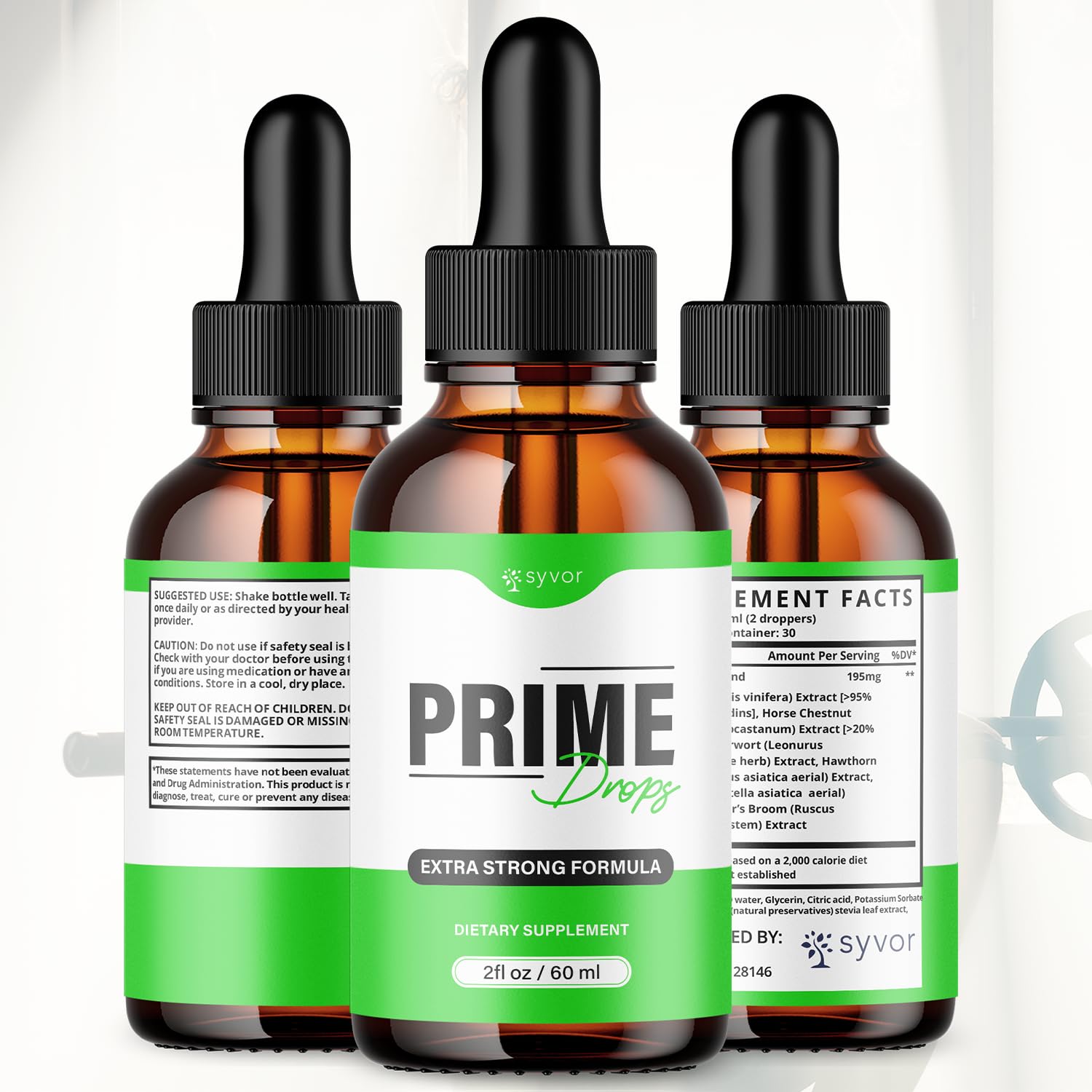 Syvor Advanced Formula Drops Supplement bottle side view