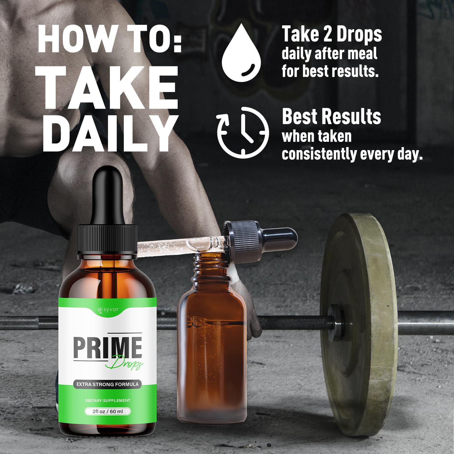 Syvor Advanced Formula Drops Supplement packaging