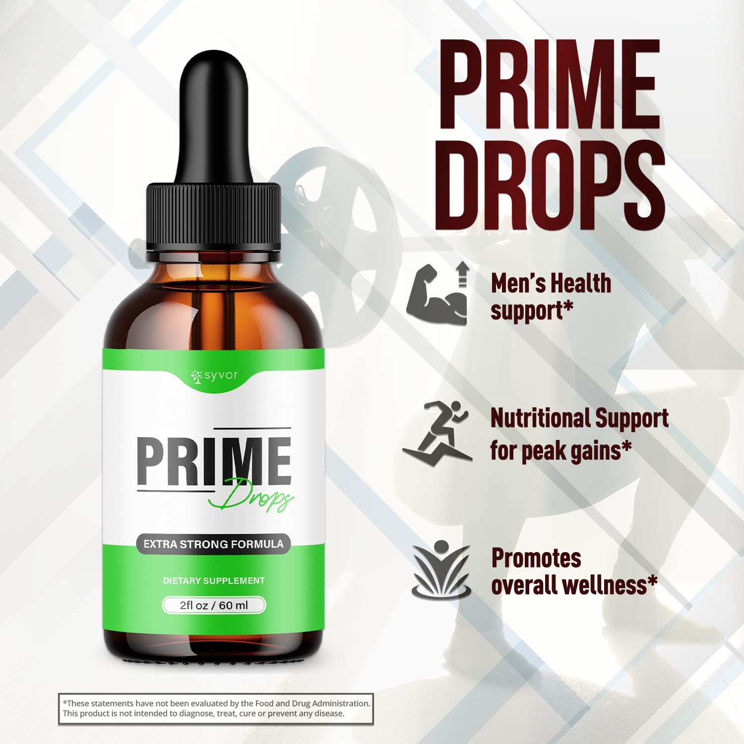 Syvor Advanced Formula Drops Supplement with dropper