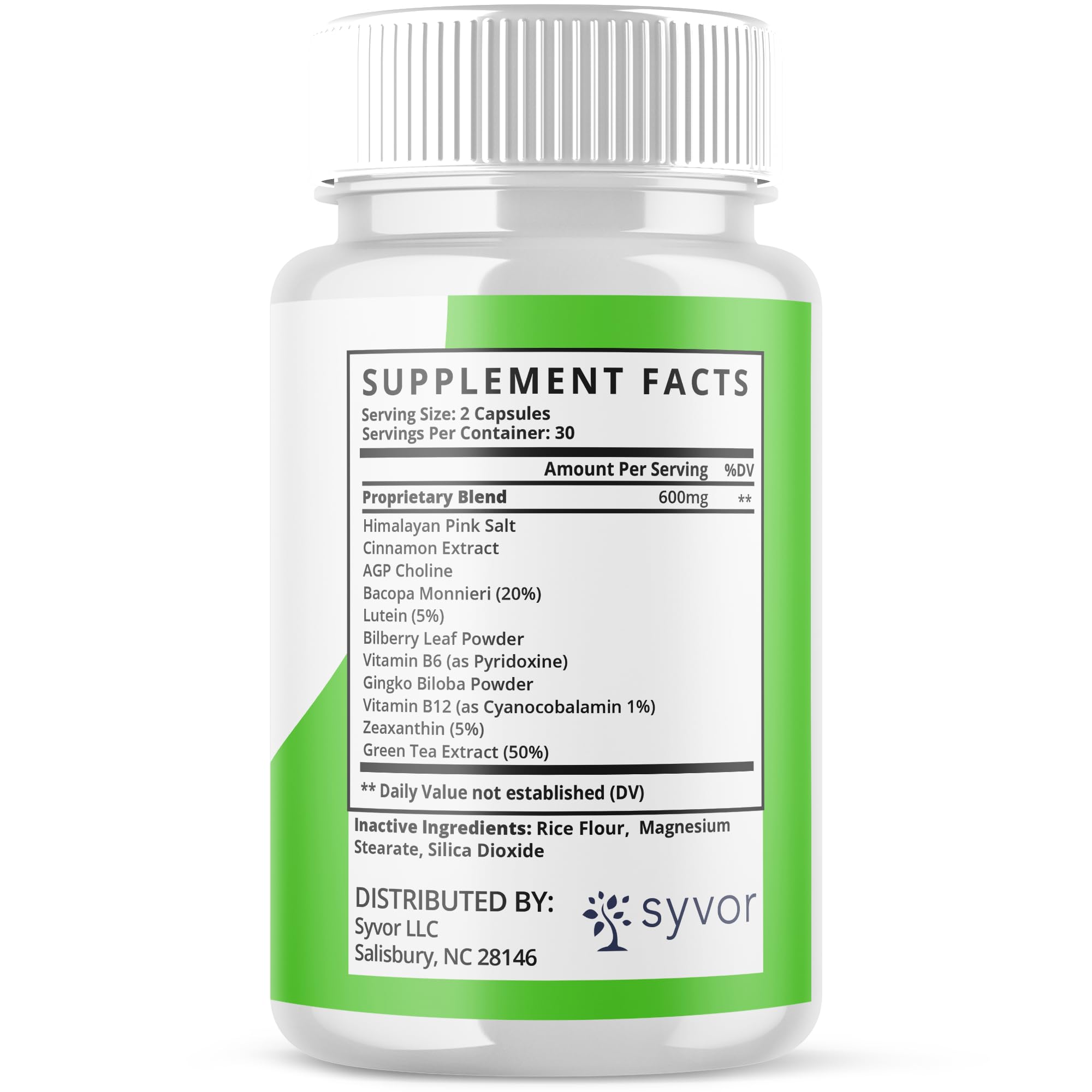 Syvor Barislend Blended Vitamin & Mineral Supplement serving suggestion