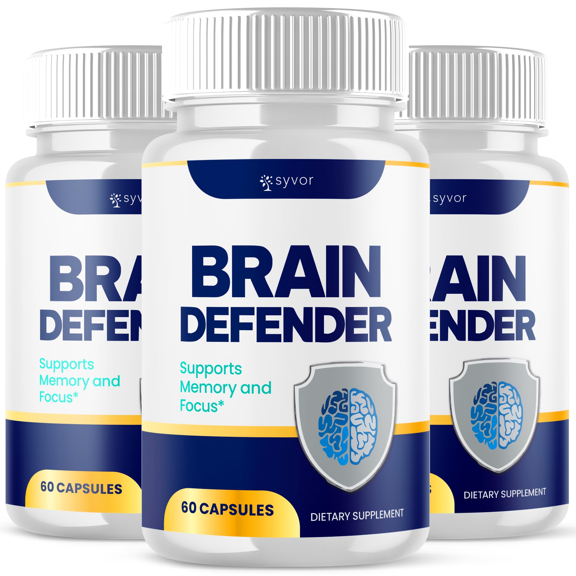 Syvor Brain Defender Capsules bottle front view