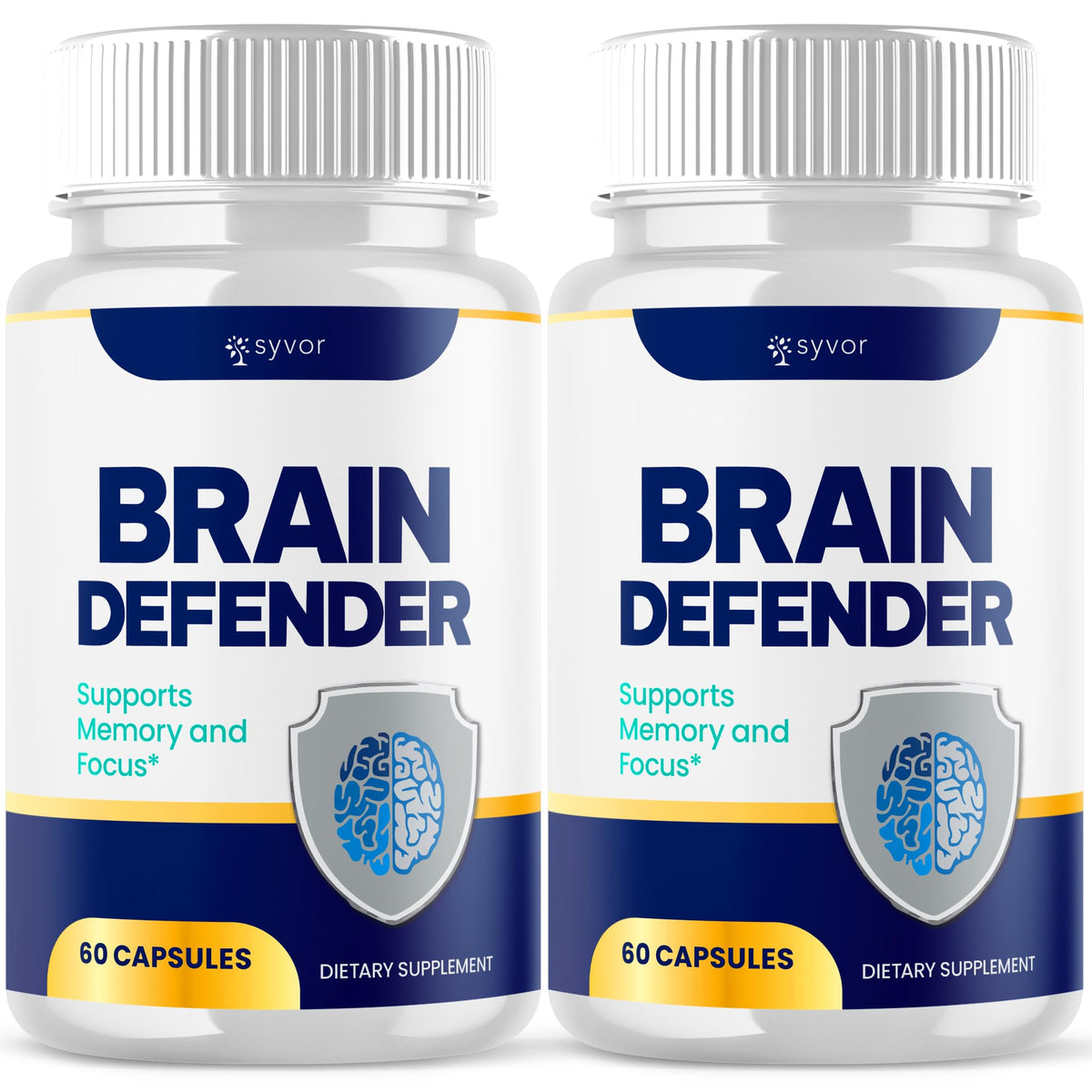 Syvor Brain Defender Capsules bottle front view