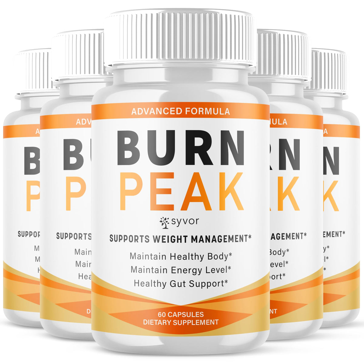Syvor Burnpeak Capsules bottle front view