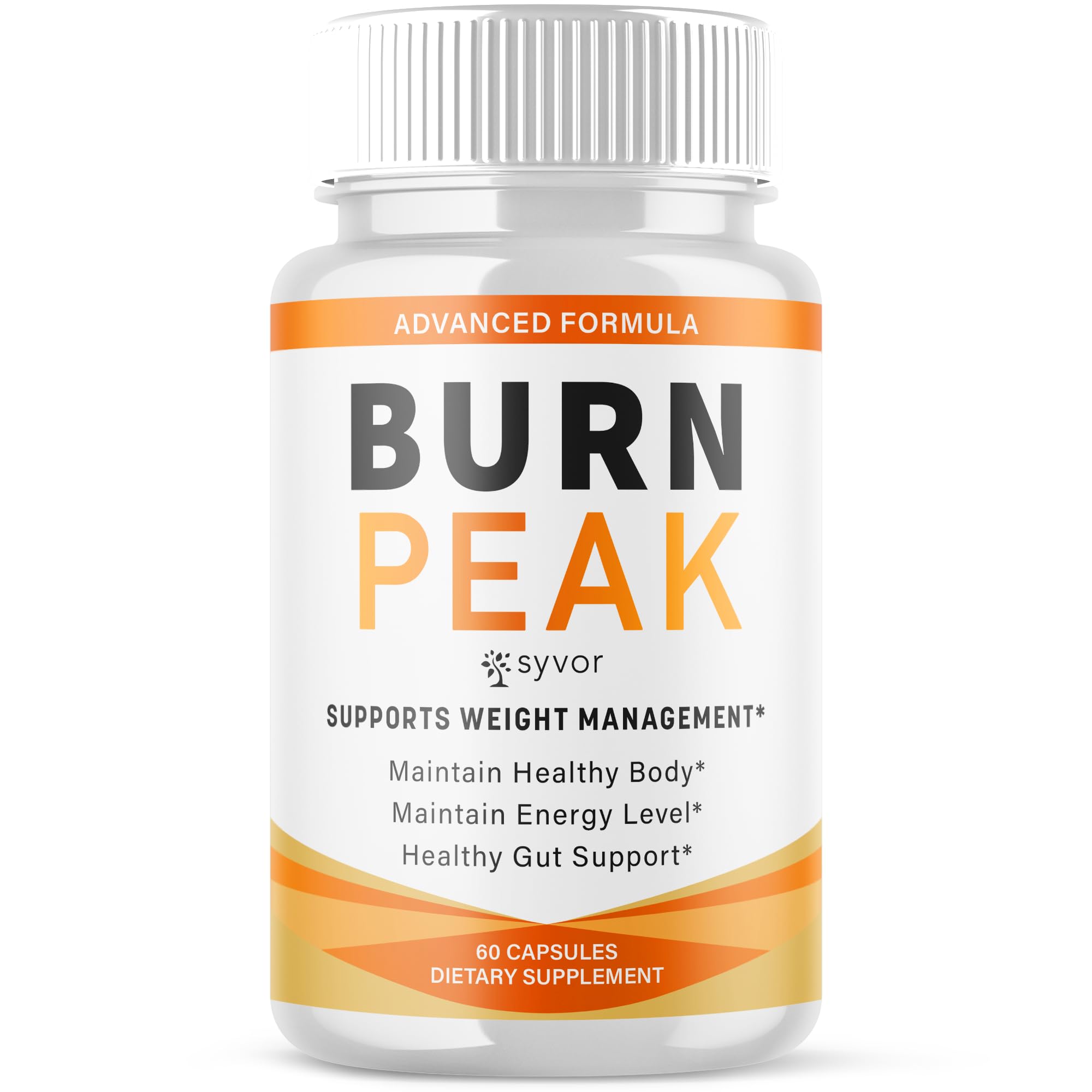 Syvor Burnpeak Capsules front view with packaging