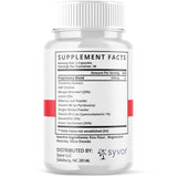 Syvor Gluco Advance Capsules on a wooden table surrounded by fruits
