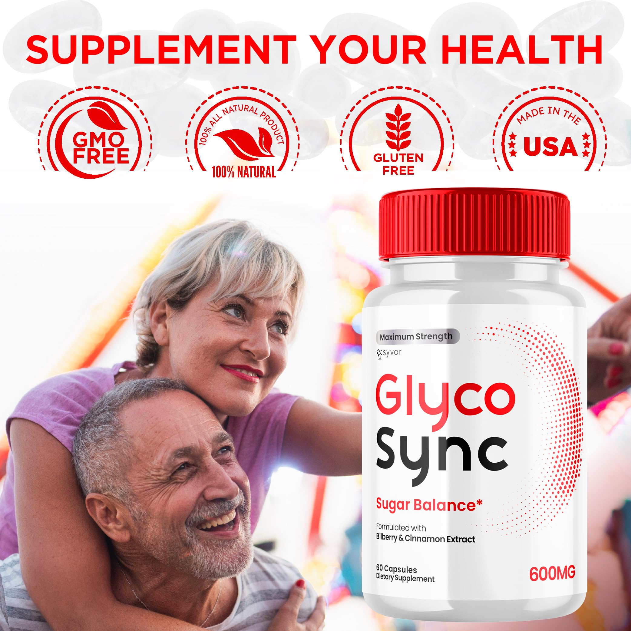 Syvor Glyco Sync Balance Capsules close-up of capsules