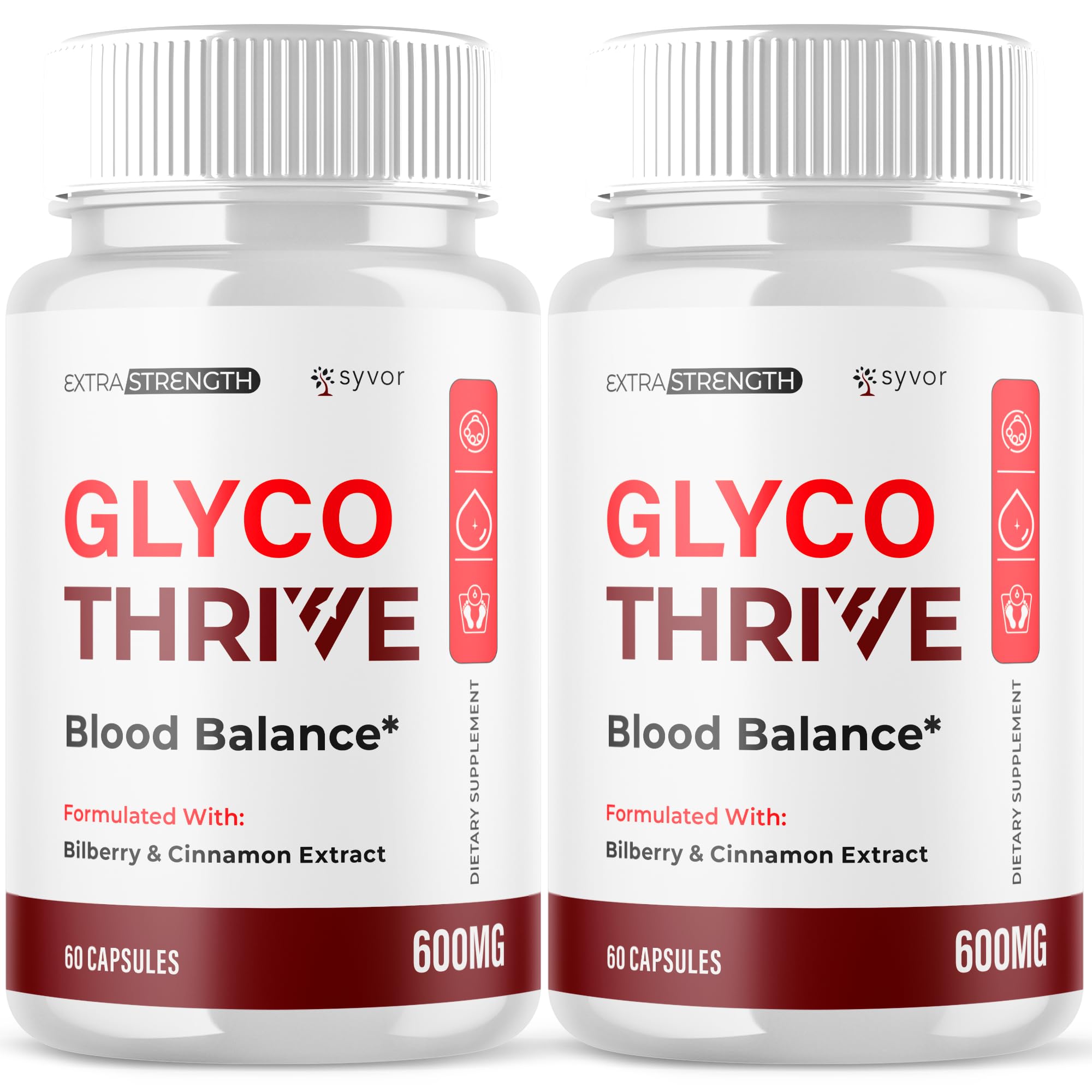 Syvor Glyco Thrive Capsules bottle front view