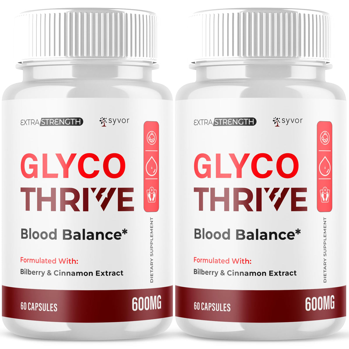 Syvor Glyco Thrive Capsules bottle front view