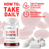 Syvor Glyco Thrive Capsules on a wooden table