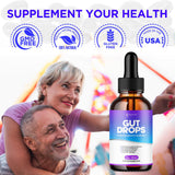 Syvor Gut Drops bottle with measuring spoon