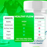 Syvor Healthy Flow Capsules with a measuring spoon
