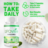 Syvor Lipovive capsules on a wooden table