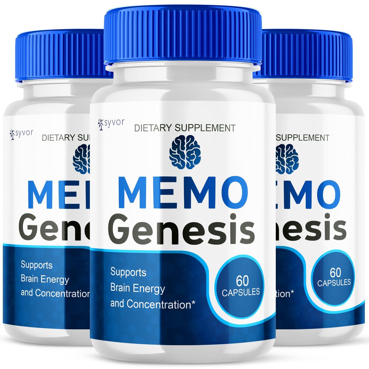 Syvor MemoGenesis Capsules front view with packaging