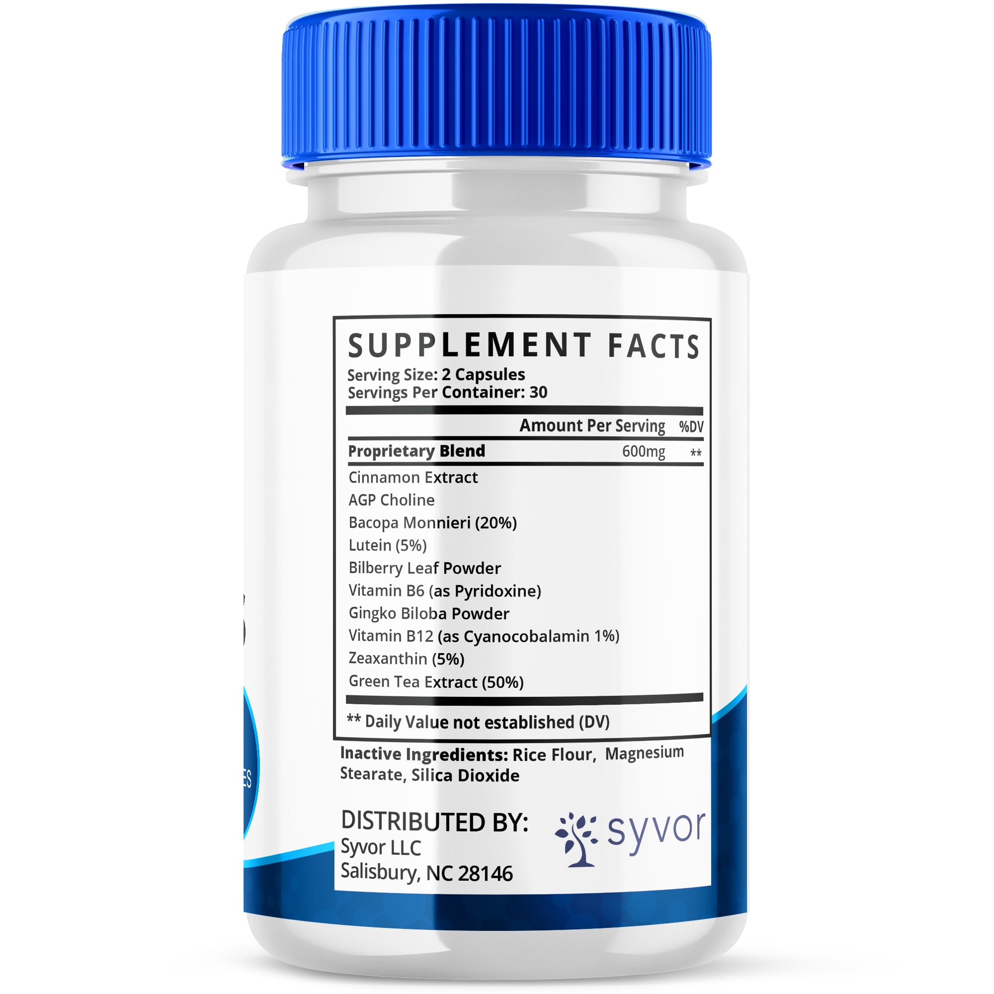 Syvor MemoGenesis Capsules with measuring spoon for dosage