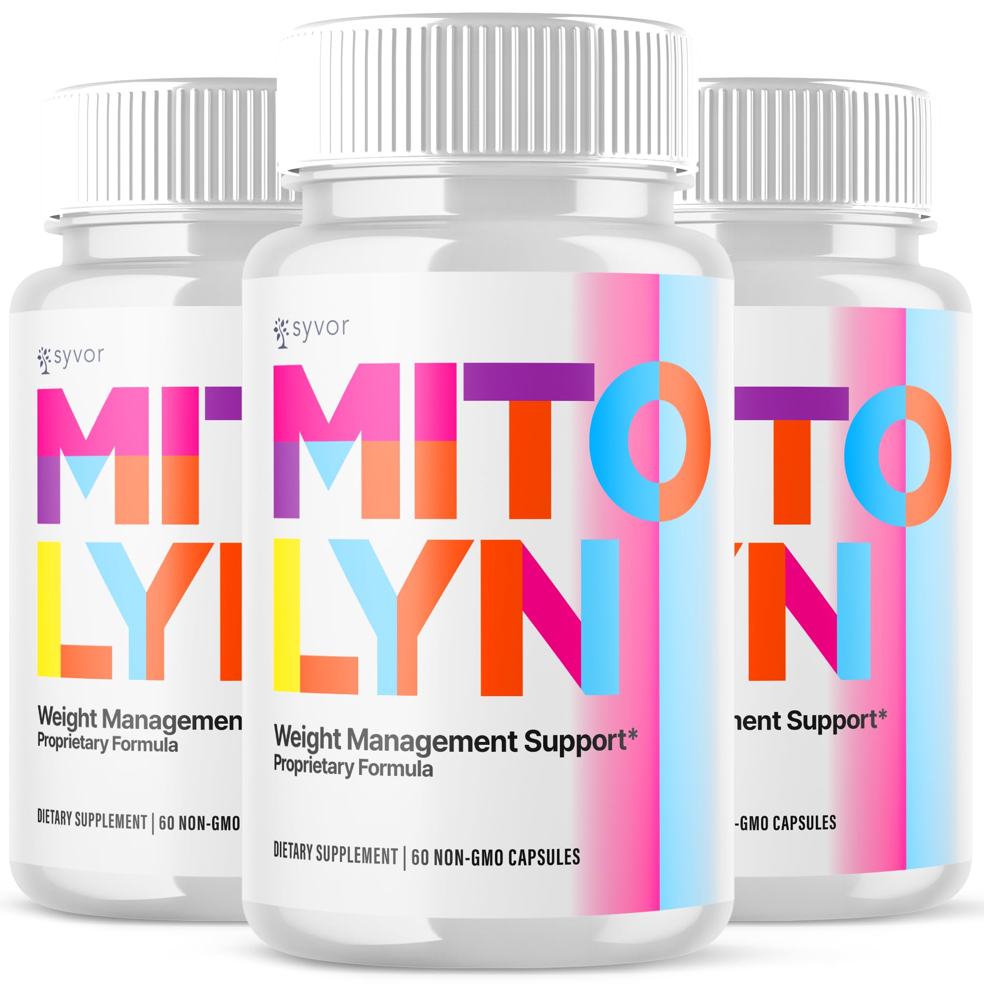 Syvor Mitolyn Capsules bottle front view with 30 servings