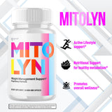 Syvor Mitolyn Capsules displayed on a wooden table