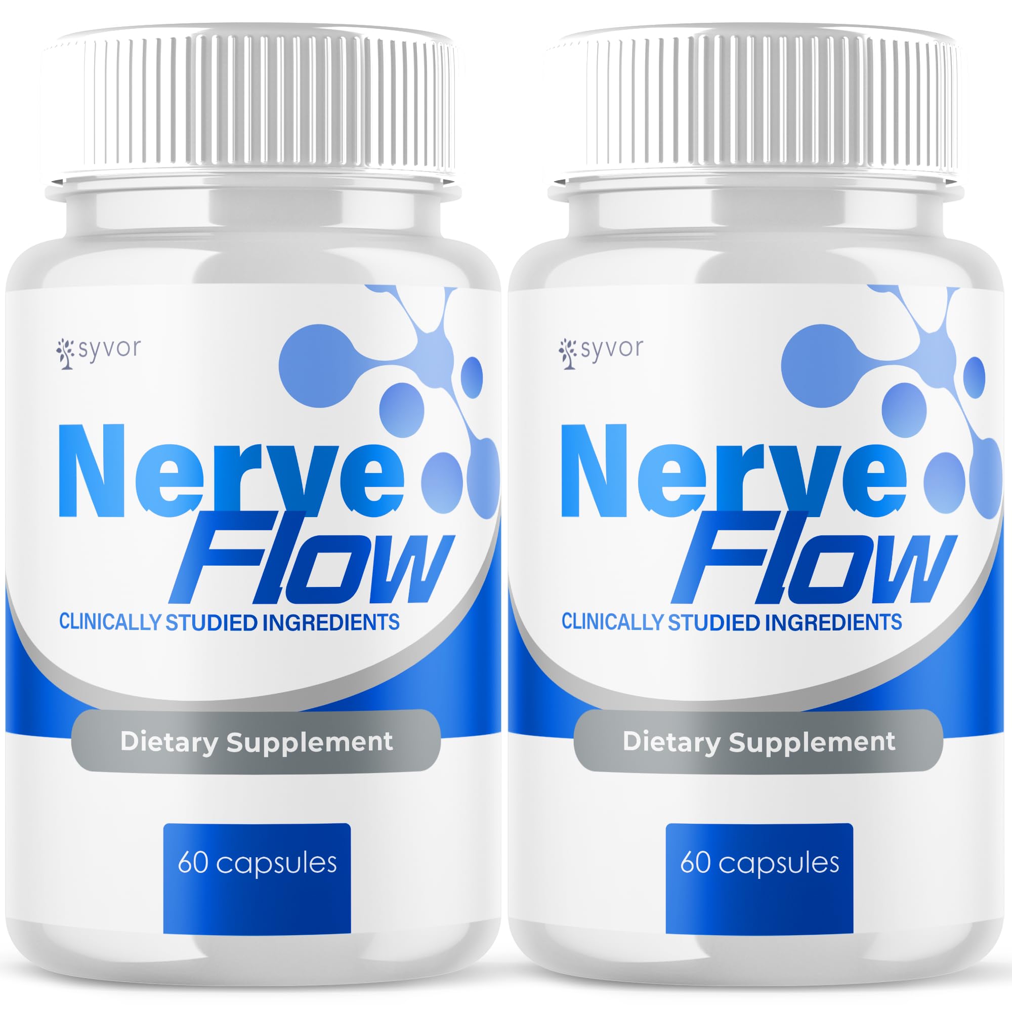 Syvor Nerve Flow Maximum Strength Capsules front view