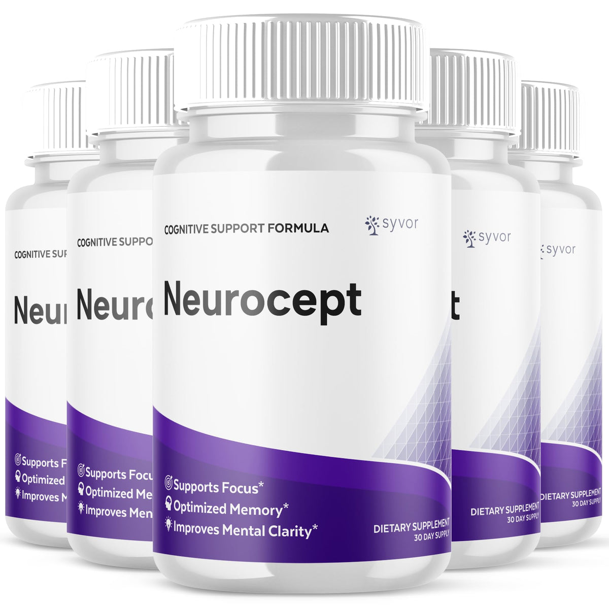 Syvor Neurocept Capsules front view with packaging