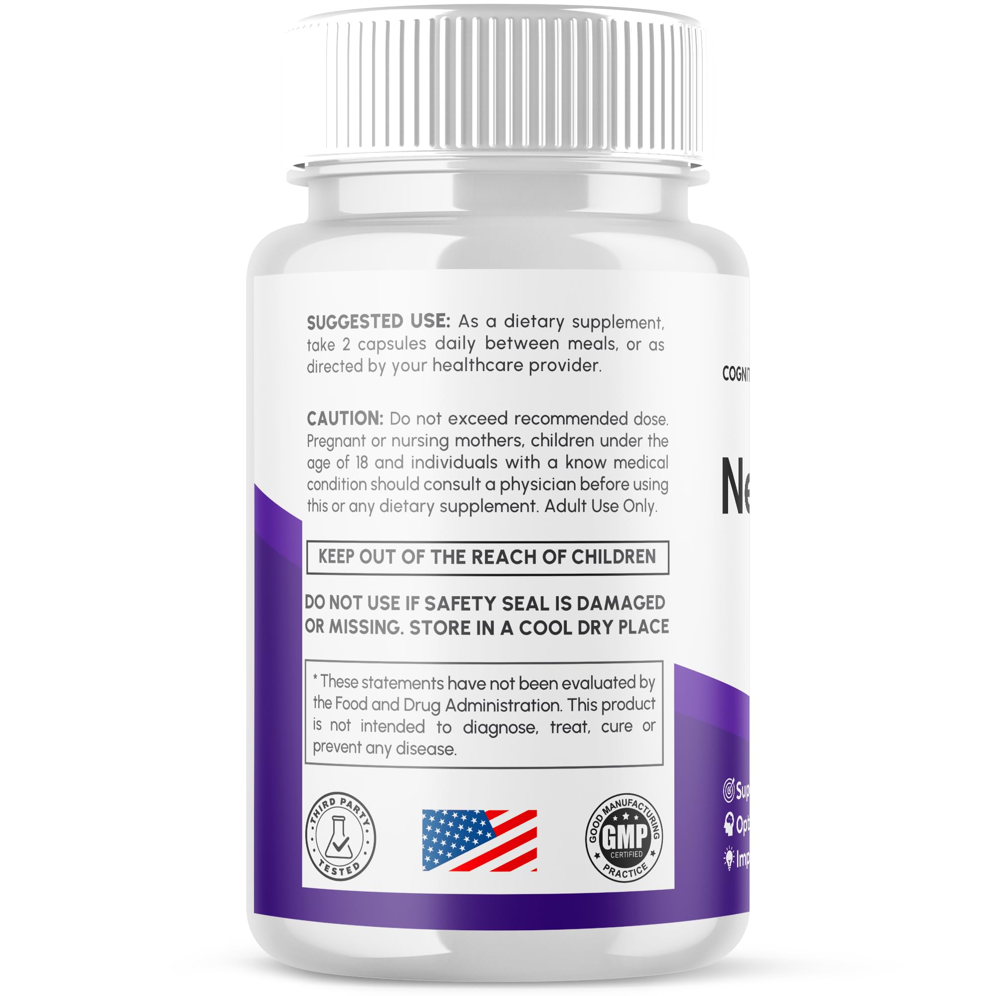 Syvor Neurocept Capsules packaging back view