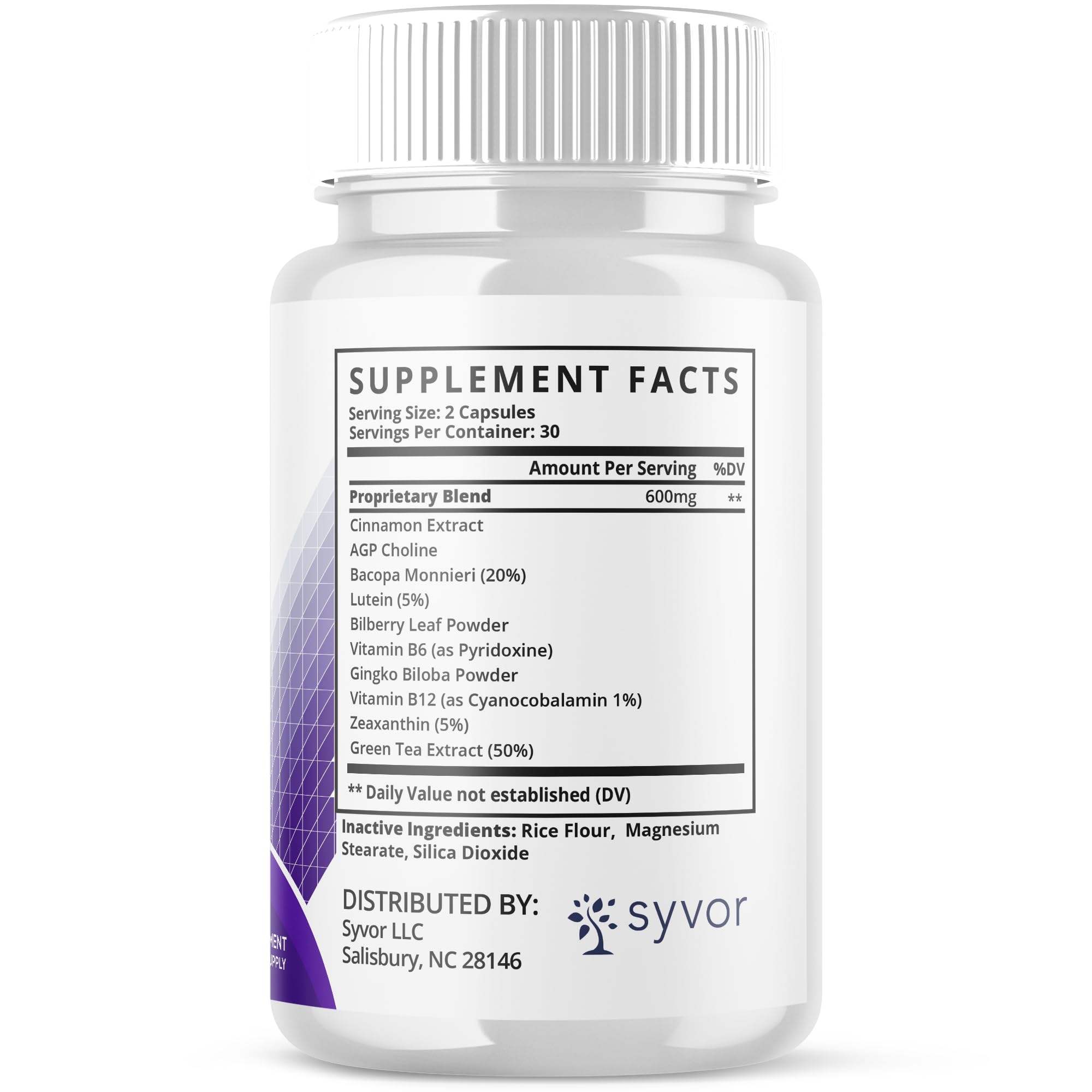 Syvor Neurocept Capsules with a measuring spoon for dosage