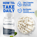 Syvor Neurosilence Capsules open bottle with capsules visible