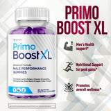 Syvor PrimoBoostXL Gummies bottle on a wooden surface