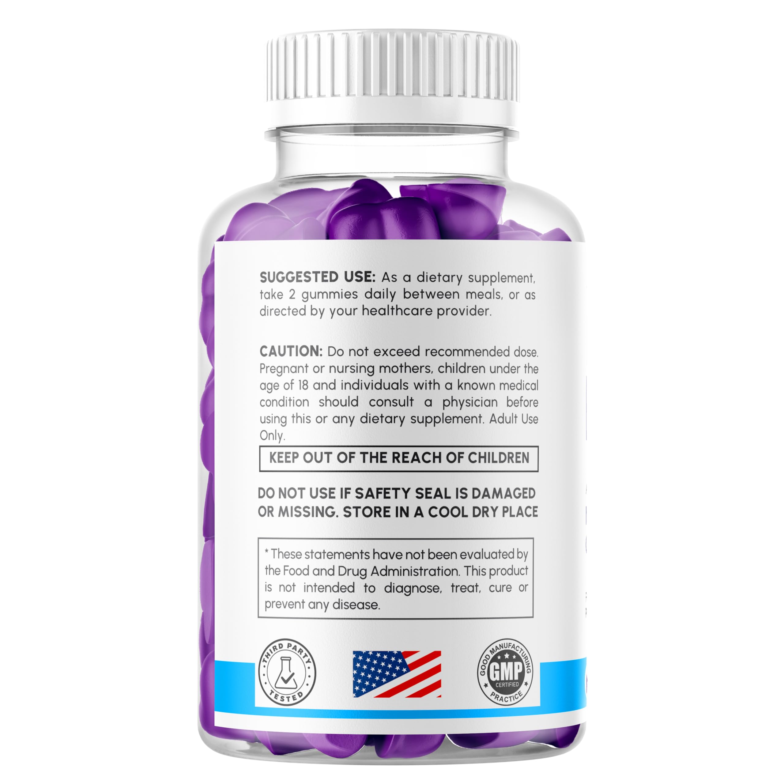 Syvor PrimoBoostXL Gummies with fresh fruits background
