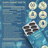 SYZY GENICS Resveratrol Supplement 600mg NAD⁺ softgel packaging