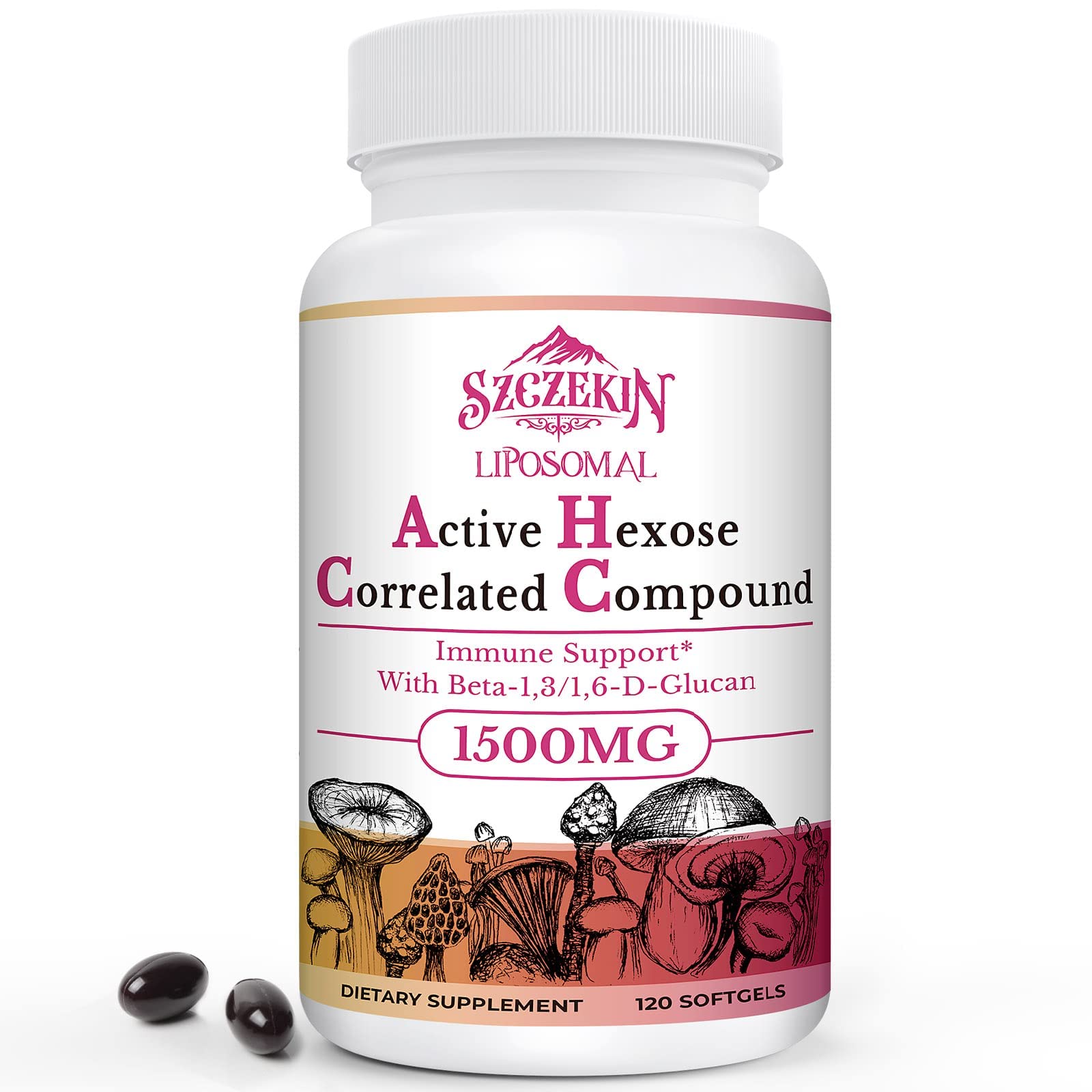SZCZEKIN Liposomal Active Hexose Correlated Compound Supplement front view