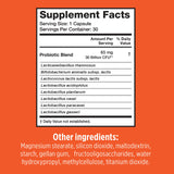 Szio+ Utiva Probiotic Supplement capsules on a table