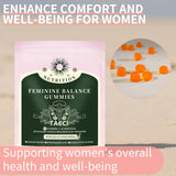 Taeci Daily Feminine Balance Gummies ingredients list on packaging