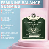 Taeci Daily Feminine Balance Gummies tropical flavour close-up