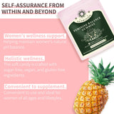 Taeci Daily Feminine Balance Gummies with fresh pineapple
