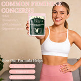 Taeci Women's Wellness Gummies with two gummies on a white background