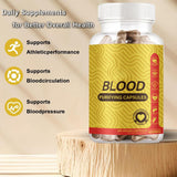 TAFUTY Daily Supplement Capsules with a glass of water