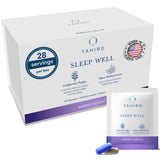 TAHIRO Sleep Well Capsules front view with packaging