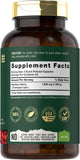 Tahoe Nutritionals Hawthorn Berry capsule bottle side view