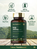 Tahoe Nutritionals Kelp Iodine Supplement 100g ingredients list