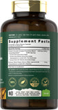 Tahoe Nutritionals Turmeric Curcumin Capsules back view