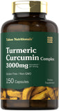 Tahoe Nutritionals Turmeric Curcumin Capsules front view