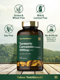 Tahoe Nutritionals Turmeric Curcumin Capsules packaging
